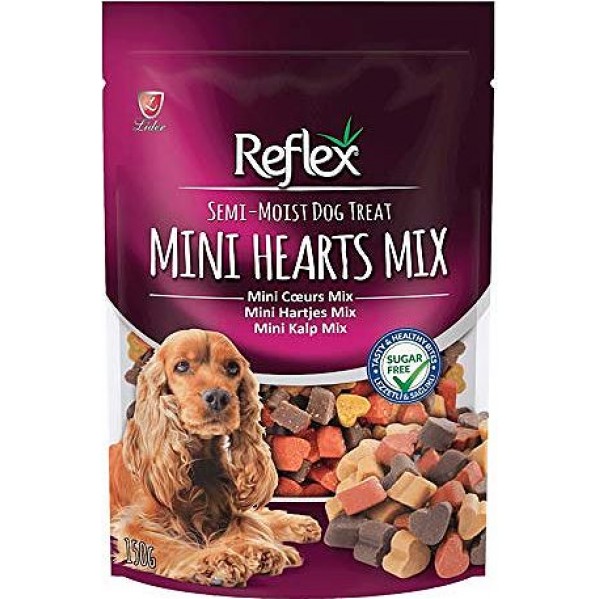 FR-203 REFLEX  MINI HEARTS MIX 150GR KÖPEK ÖDÜL MAMASI