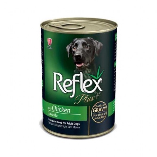 REFLEX PLUS SOS İÇİNDE TAVUK ETLİ KÖPEK KONSERVESİ GRAVY 400 GR