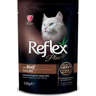 REFLEX PLUS DANA ETLİ KEDİ POUCH 100GR GRAVY