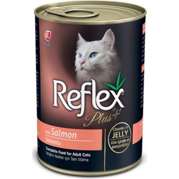 REFLEX PLUS SOMONLU PATE KEDİ KONSERVESİ 400 GR