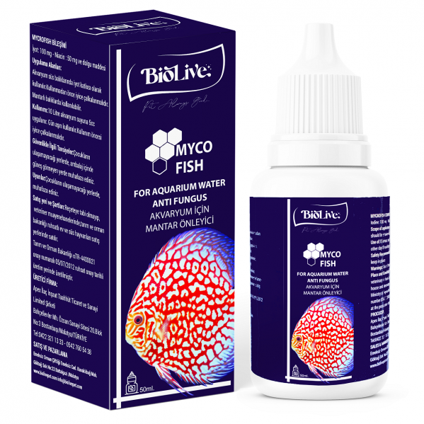 BİOLİVE MYCO FİSH AKVARYUM MANTAR ÖNLEYİCİ 50ML