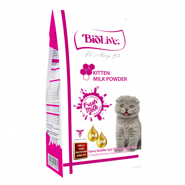 BİOLİVE YAVRU KEDİ SÜT TOZU 150G