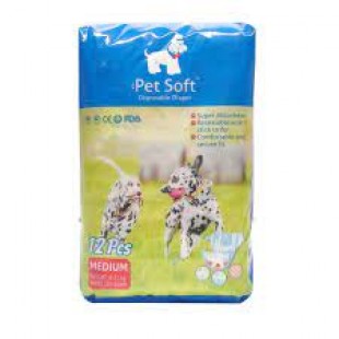 PET SOFT KÖPEK KİLOT BEZİ M 12 Lİ PAKET