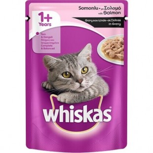 WHİSKAS POUCH SOMONLU 100GR YAŞ MAMA