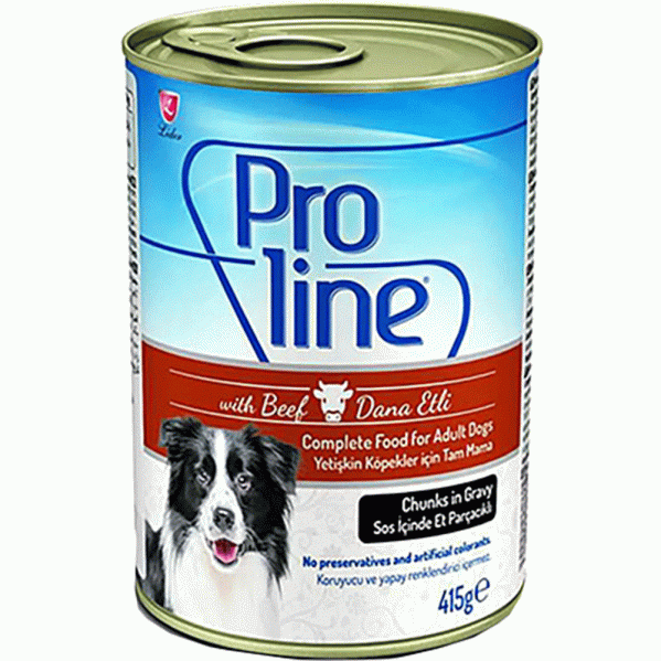 PROLİNE BİFTEKLİ KÖPEK KONSERVE 415GR