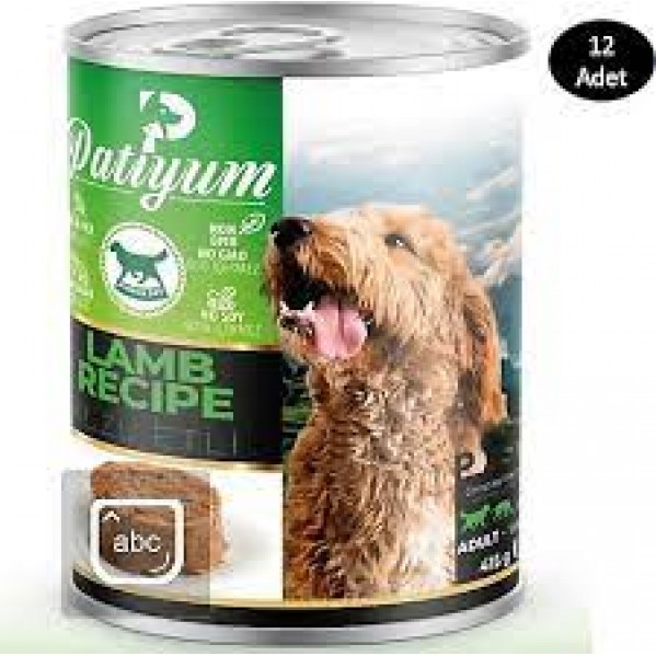 PATİYUM PATE KUZU ETLİ KÖPEK KONSERVE 415GR