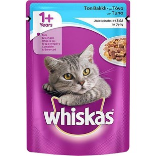 WHİSKAS POUCH TUNA BALIKLI 100GR YAŞ MAMA