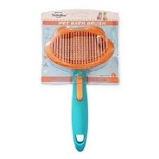 PET BRUSH BASMALI OVAL KULAKLI TARAK