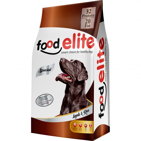 FOOD ELİTE ADULT KUZU ETLİ KÖPEK MAMASI 15KG