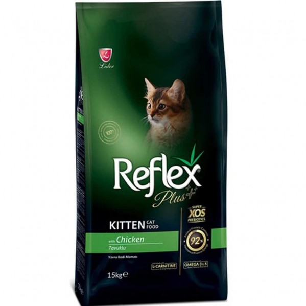 REFLEX PLUS KİTTEN TAVUKLU 15KG