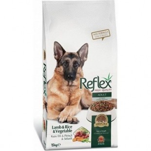 REFLEX KUZU&SEBZELİ YET. KÖPEK MAMASI 15 KG