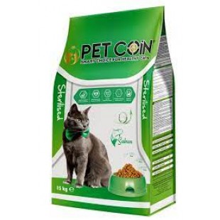 PETCOİN KISIR SOMONLU KEDİ MAMASI 15KG