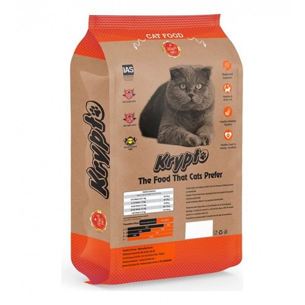 KRYPTO SOMONLU KEDİ MAMASI 15KG