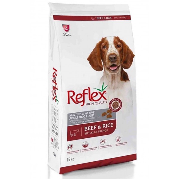 REFLEX BİFTEKLİ YET. KÖPEK MAMASI 15KG