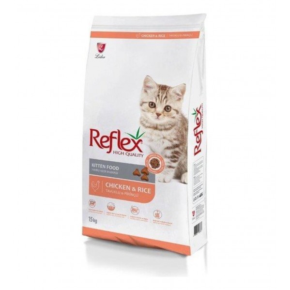 REFLEX KİTTEN TAVUKLU KEDİ MAMASI 15 KG