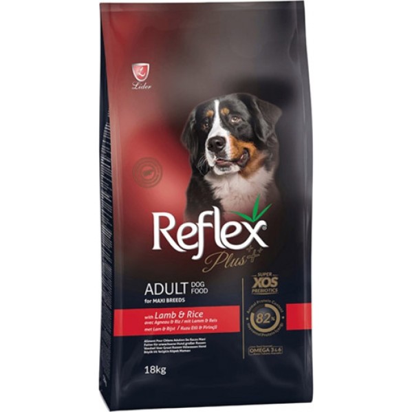 REFLEX PLUS KUZU&PİRİNÇ KÖPEK MAMASI 18KG