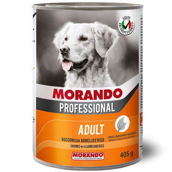 MORANDO KUZU&PİRİNÇ KÖPEK KONSERVE 405GR