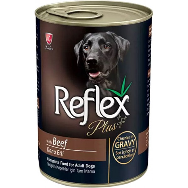 REFLEX PLUS BEEF KÖPEK KONSERVE GRAVY 400GR