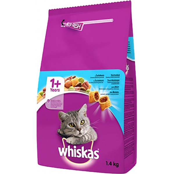 WHİSKAS TON BALIKLI 1,4KG YET. KEDİ MAMASI