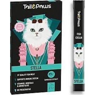 TAİL PAWS STELLA FİSH CREAM 15*5GR KEDİ ÖDÜL MAMASI