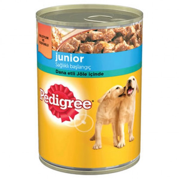 PEDİGREE SIĞIR ETLİ LÖLELİ JUNİOR KÖPEK KONSERVE 415GR