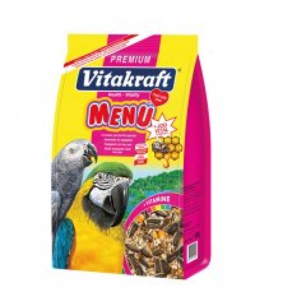 VITAKRAFT PAPAĞAN MENU PREMIUM+JODVITAL 1000GR