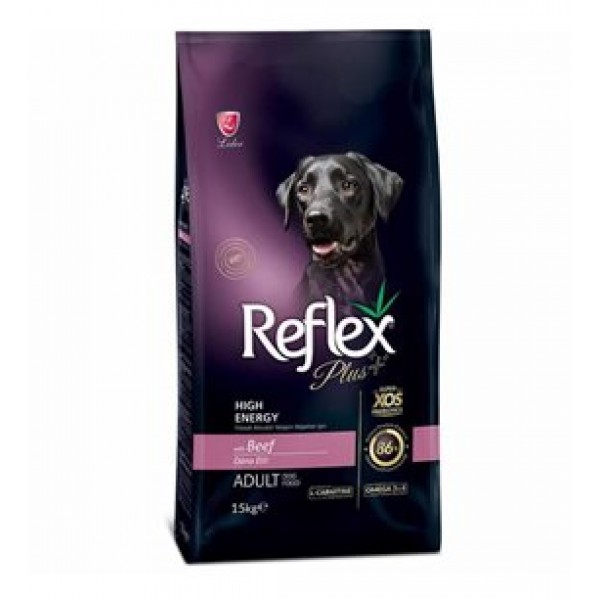 REFLEX PLUS BİFTEKLİ YET. KÖPEK MAMASI 15KG