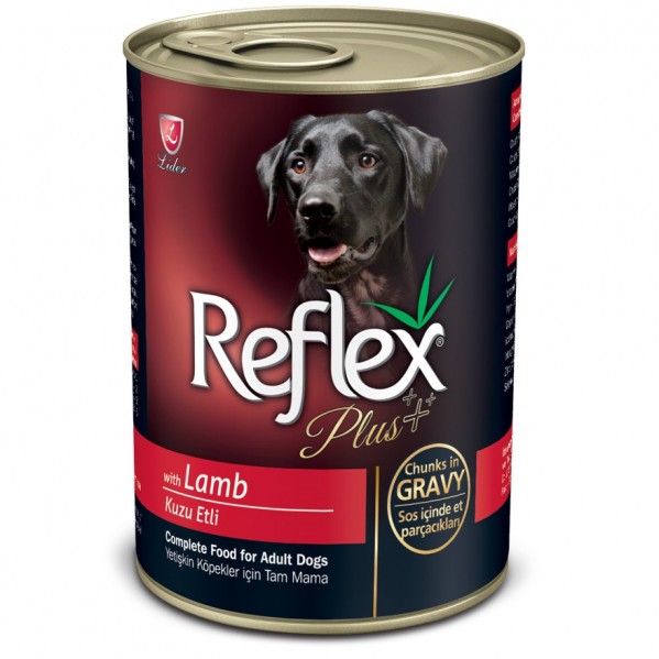 REFLEX PLUS KUZU ETLİ GRAVY KÖPEK KONSERVE 400GR