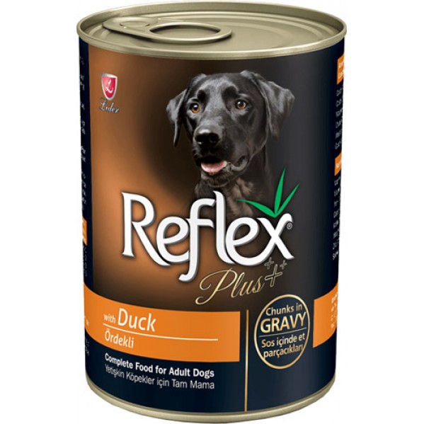 REFLEX PLUS ÖRDEKLİ KÖPEK KONSERVE 400GR