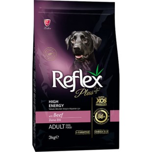 REFLEX PLUS HIGH ENERGY BİFTEKLİ KÖPEK 3KG