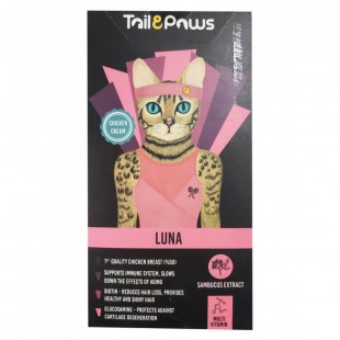 TAİL PAWS LUNA CHİCKEN CREAM 15*5GR KEDİ ÖDÜL MAMA