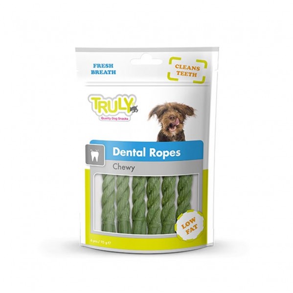 TRULY DOG DENTAL ROPES YUMUŞAK KÖPEK ÖDÜL 90G