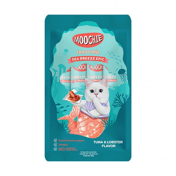 MOOCHİE LİKİD TON&İSTAKOZ KEDİ ÖDÜL 5*15G