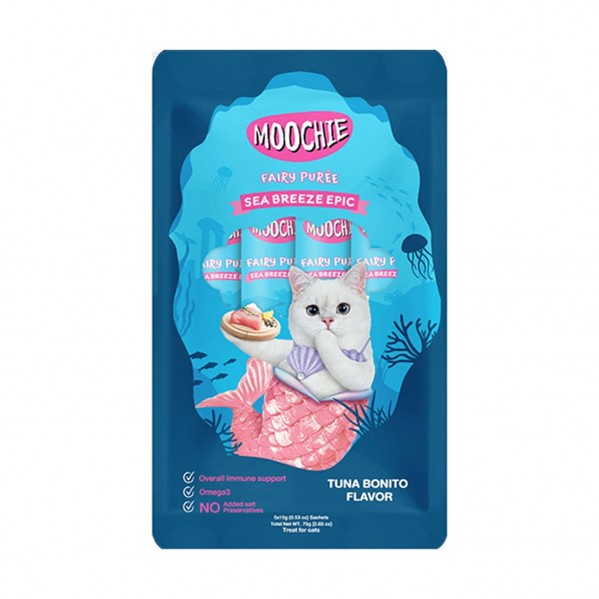 MOOCHİE LİKİD TON&PALAMUT KEDİ ÖDÜL 5*15G