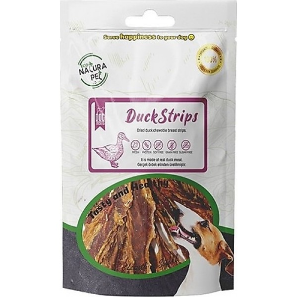 ECO NATURE DUCK STRİPS ÖRDEK ETLİ DİLİM KÖPEK ÖDÜL 80G