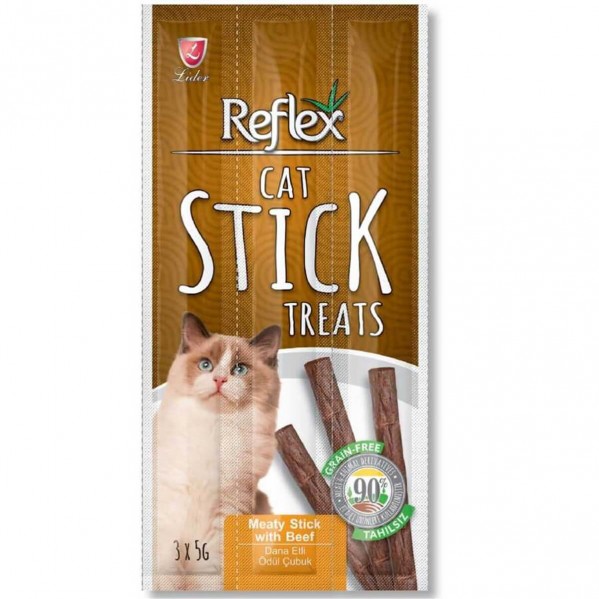 RFT-023 REFLEX STİCK CAT BEEF ÖDÜL MAMASI 15GR